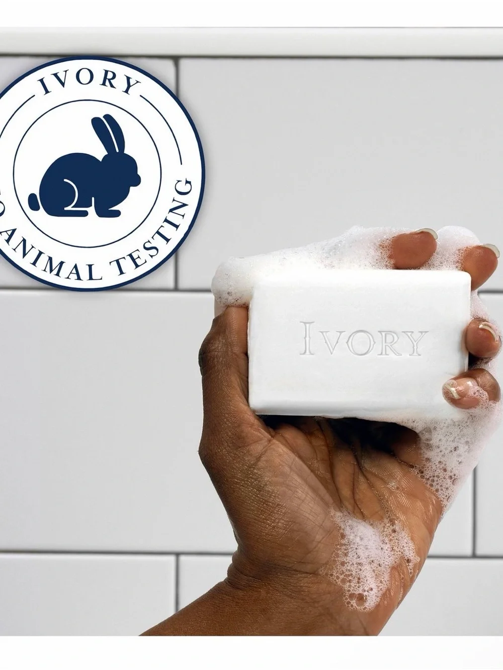 Ivory Gentle Bar Soap, Original Scent 3.17 oz, 12 Count Family Pack